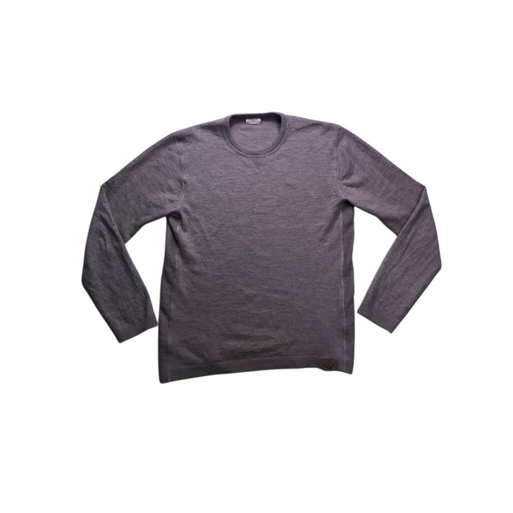 Paka Apparel Crewneck Sweater Mens Large Tan Royal Alpaca Wool Blend